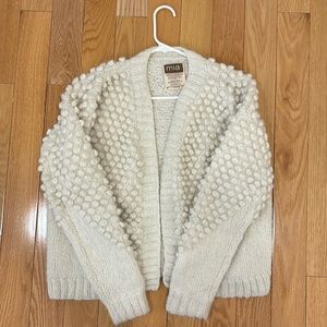 Mia (Mothers in Action) Peru hand knitted alpaca wool sweater